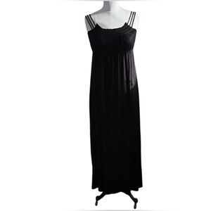 Moa Moa Elegant Black Maxi Dress S